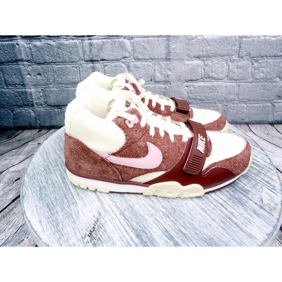 Nike Air Trainer 1	"Valentine's Day" Dark Pony/Med Soft Pink Men 11 New In Box - Picture 6 of 11